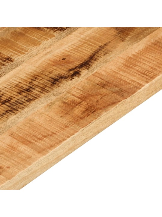 Pöytälevy 120x50x2,5 cm suorakaide karkea täysi mangopuu