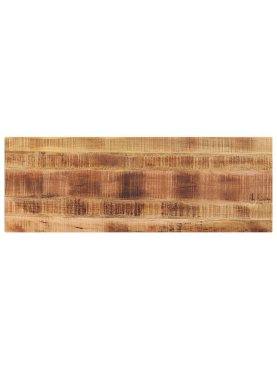 Pöytälevy 140x50x2,5 cm suorakaide karkea täysi mangopuu