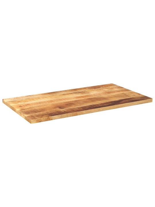 Pöytälevy 110x60x2,5 cm suorakaide karkea täysi mangopuu