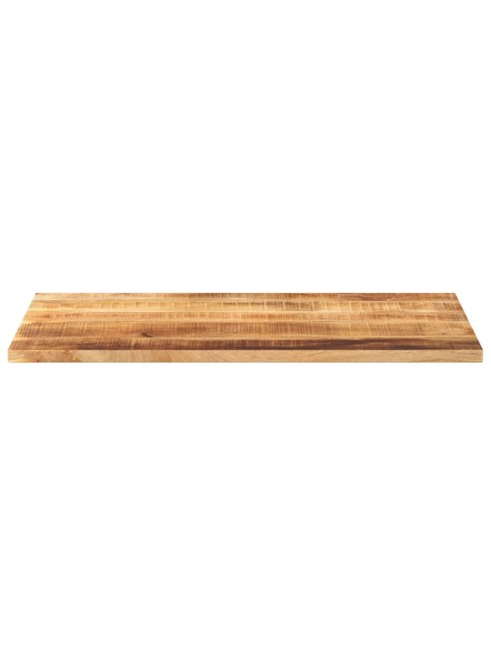 Pöytälevy 110x60x2,5 cm suorakaide karkea täysi mangopuu