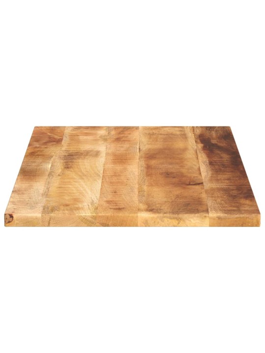 Pöytälevy 110x60x2,5 cm suorakaide karkea täysi mangopuu