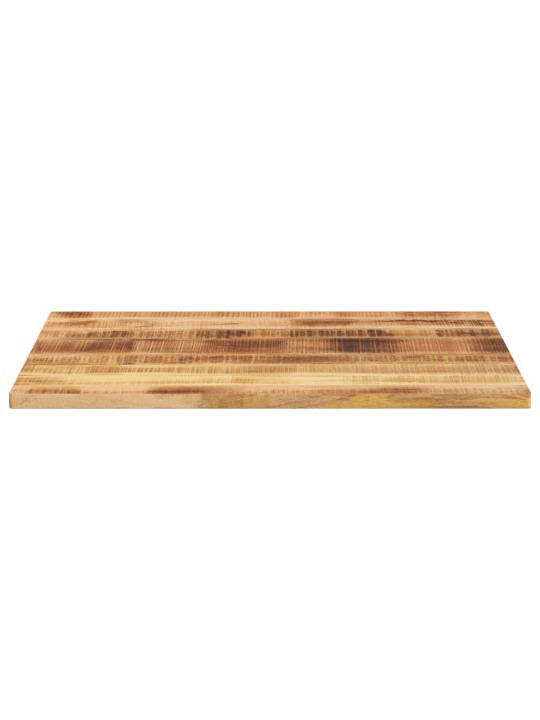Pöytälevy 90x80x3,8 cm suorakulmainen massiivipuu karkea mango