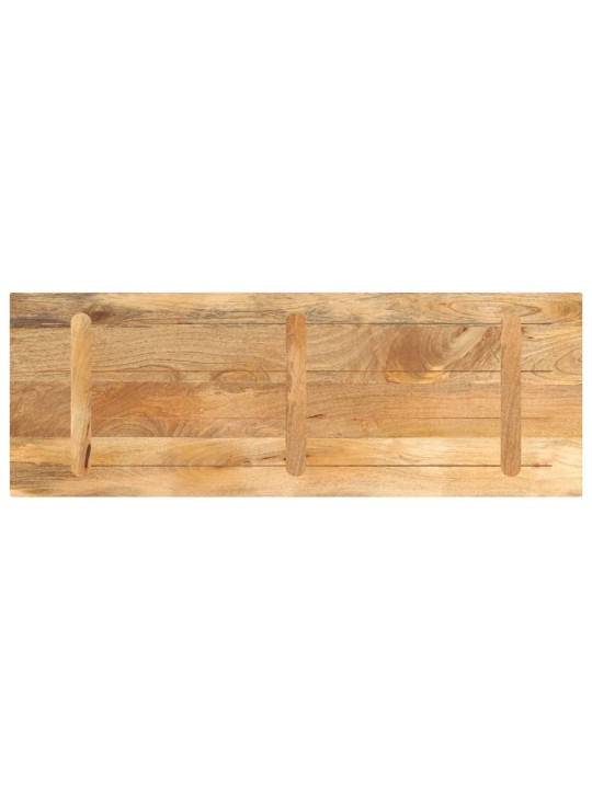 Pöytälevy 140x60x2,5 cm suorakaide täysi mangopuu