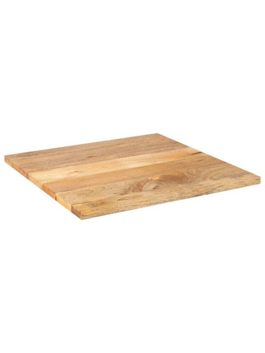 Pöytälevy 70x70x2,5 cm neliö täysi mangopuu