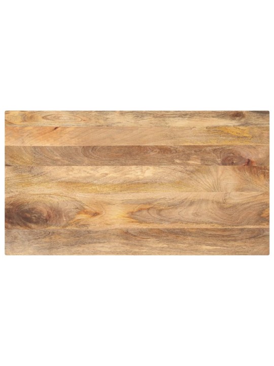Pöytälevy 120x50x3,8 cm suorakaide täysi mangopuu