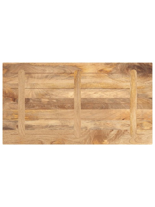 Pöytälevy 100x70x3,8 cm suorakaide täysi mangopuu