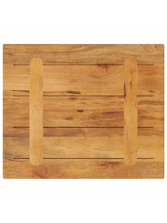 Pöytälevy 60x50x2,5 cm suorakaide täysi mangopuu