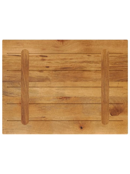 Pöytälevy 80x50x2,5 cm suorakaide täysi mangopuu