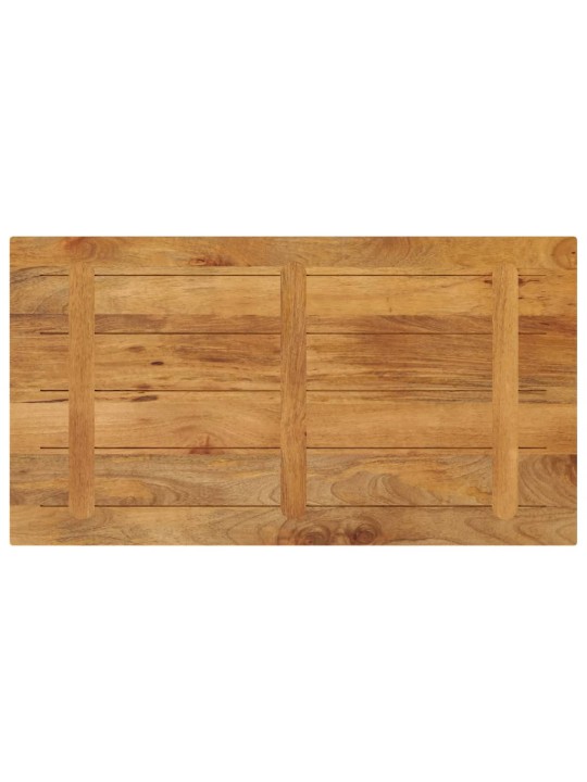 Pöytälevy 100x50x2,5 cm suorakaide täysi mangopuu