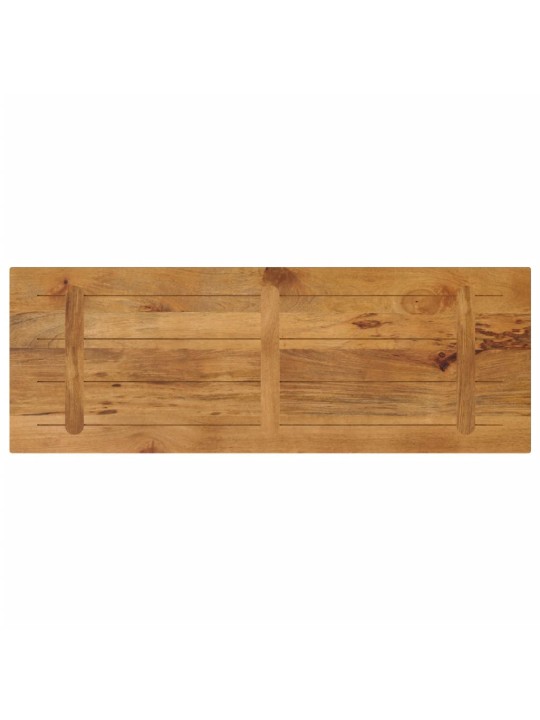 Pöytälevy 140x50x2,5 cm suorakaide täysi mangopuu