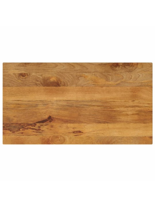 Pöytälevy 100x60x3,8 cm suorakaide täysi mangopuu