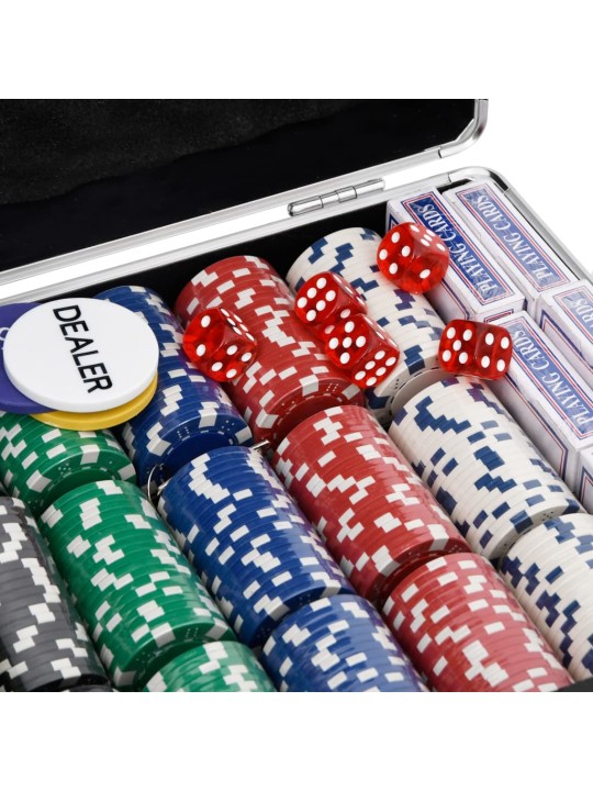 Pokeri pelimerkkisarja 600 kpl 11,5 g