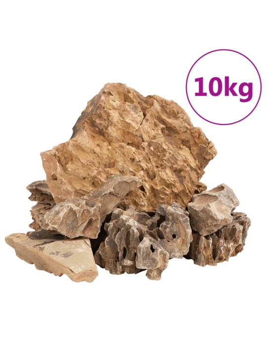 Lohikäärmekivet 10 kg ruskea 5-30 cm