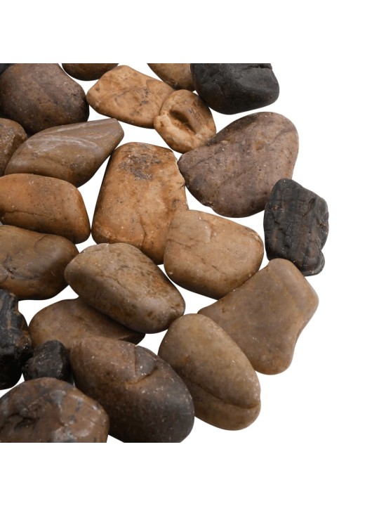 Kiillotetut kivet 10 kg monivärinen 2-5 cm