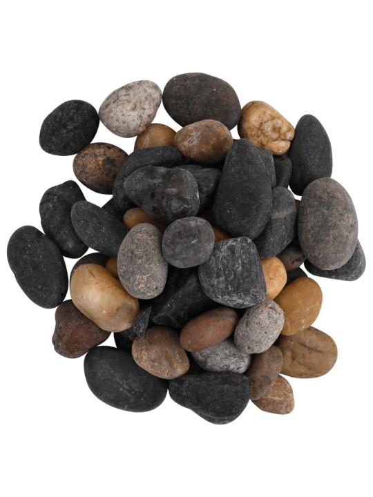 Kiillotetut kivet 10 kg monivärinen 5-8 cm