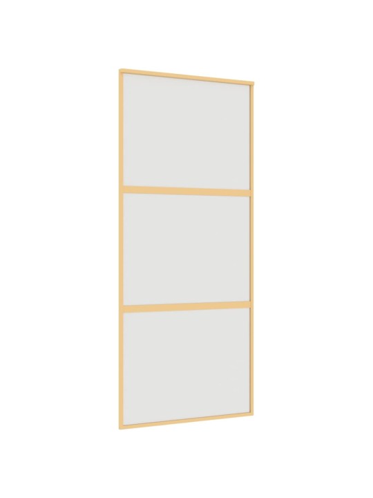 Liukuovi kulta 90x205 cm himmeä esg-lasi ja alumiini