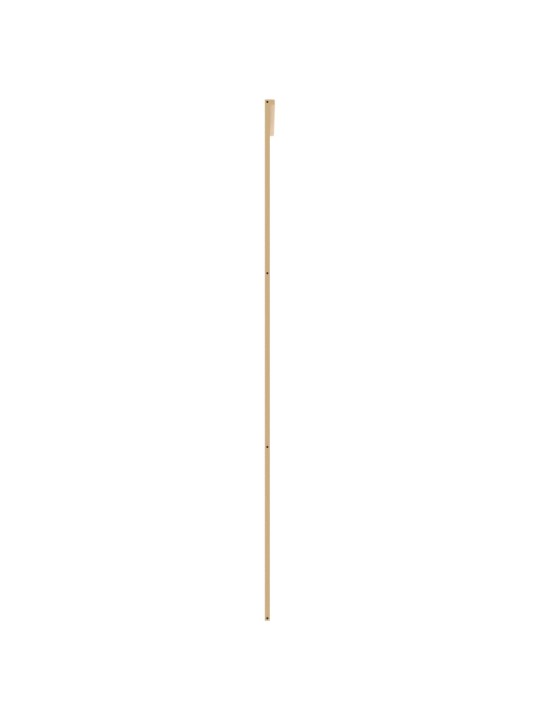 Liukuovi kulta 90x205 cm himmeä esg-lasi ja alumiini
