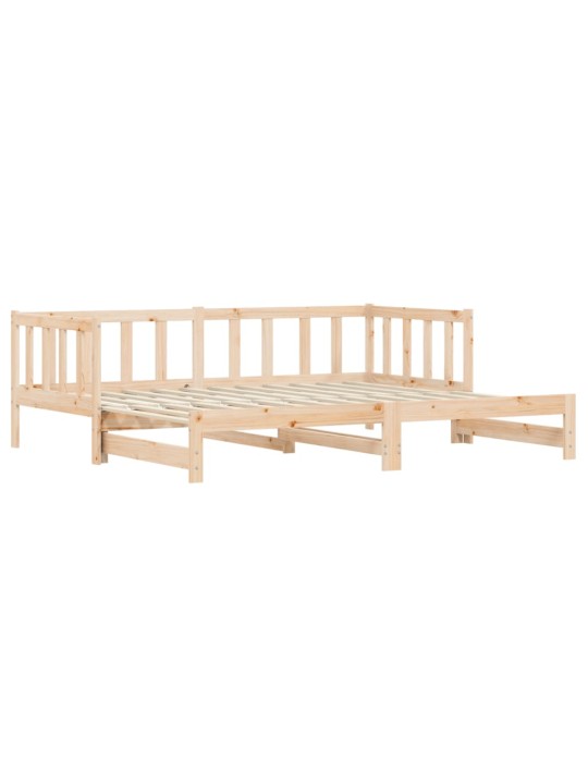 Vuodesohva rullilla 90x190 cm täysi mänty