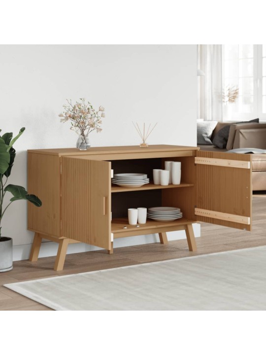 Senkki olden ruskea 114x43x73,5 cm täysi mänty