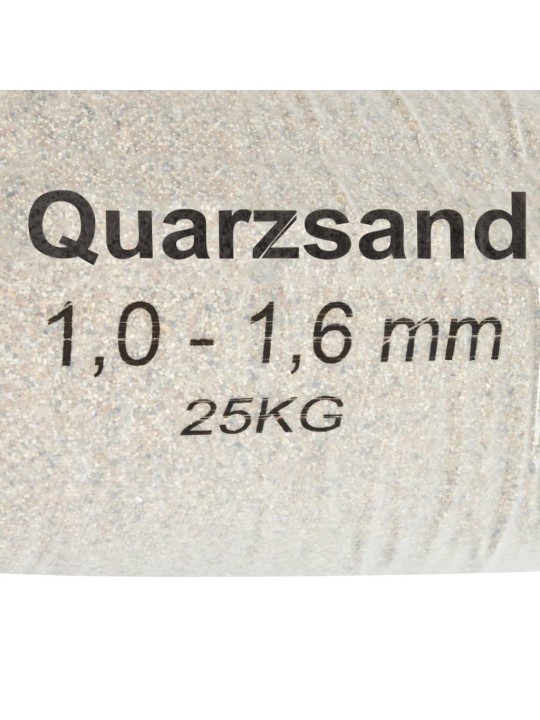 Suodatinhiekka 25 kg 1,0-1,6 mm