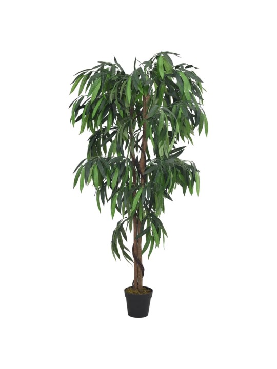 Tekokasvi mangopuu 600 lehteä 150 cm vihreä