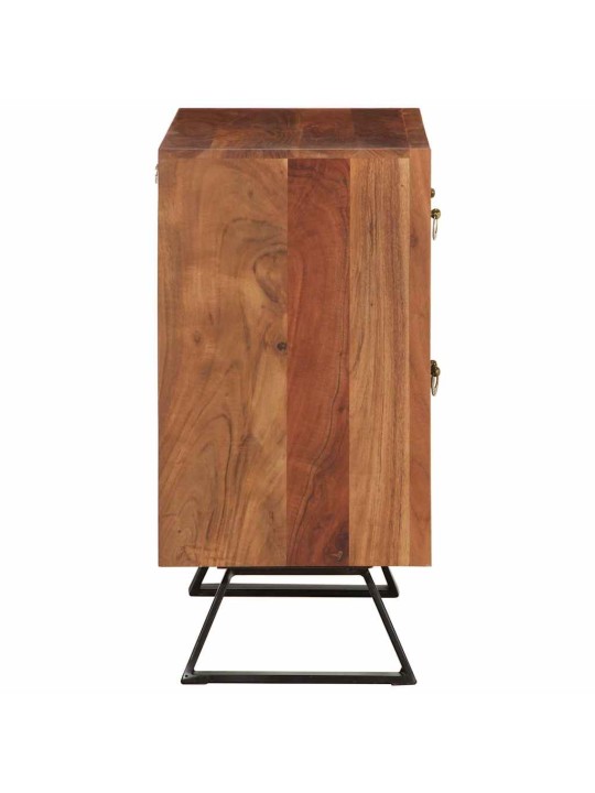 Laatikkokaappi hunajaruskea 70x35x70 cm massiivipuu akaasia