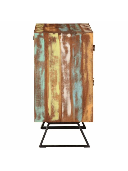 Lipasto monivärinen 70x35x70 cm kierrätetty täyspuu