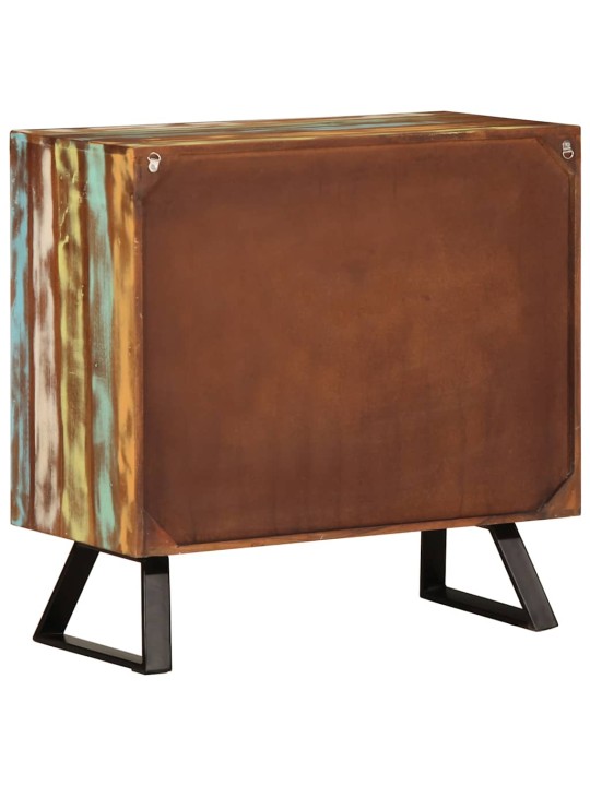 Lipasto monivärinen 70x35x70 cm kierrätetty täyspuu