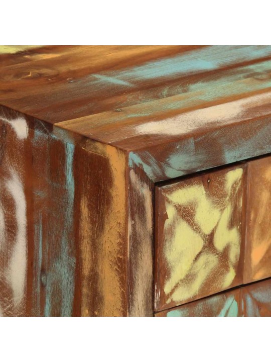Lipasto monivärinen 70x35x70 cm kierrätetty täyspuu