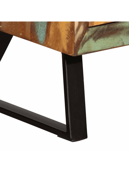 Lipasto monivärinen 70x35x70 cm kierrätetty täyspuu