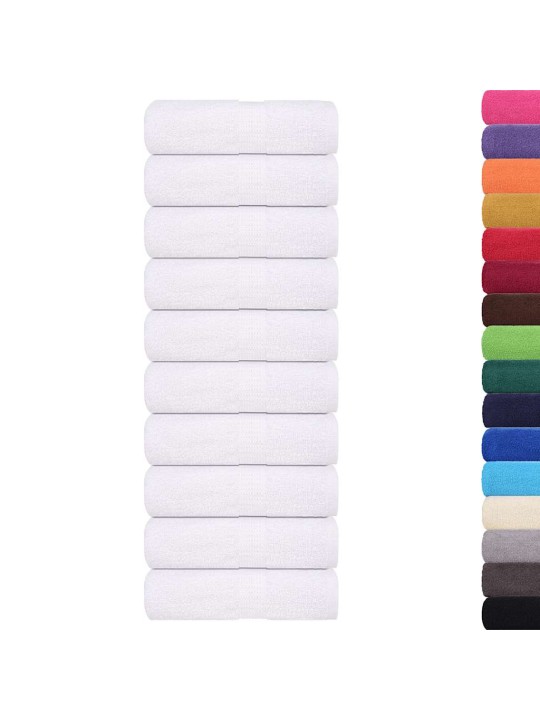 Pesulaput 50 kpl valkoinen 15x21 cm 360 gsm 100% puuvillaa