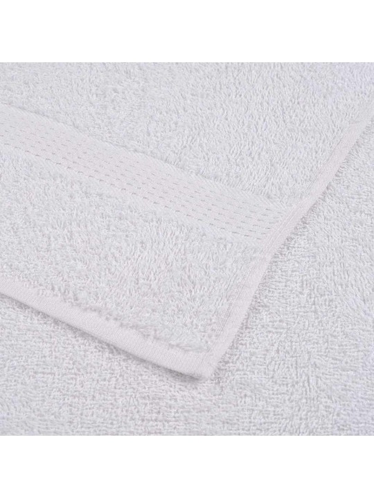 Vieraspyyhkeet 10 kpl frogn valkoinen 30x50 cm 100% puuvilla