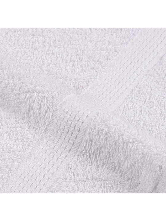 Vieraspyyhkeet 50 kpl frogn valkoinen 30x50 cm 100% puuvilla