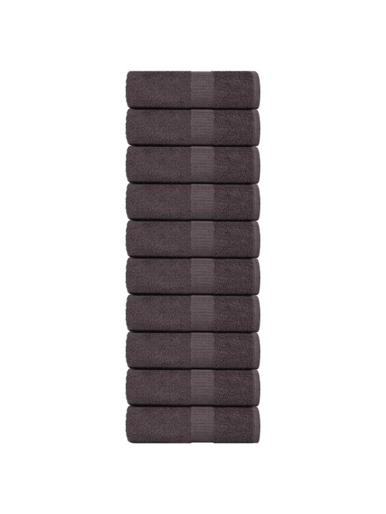 Vieraspyyhkeet 10 kpl FROGN antrasiitti 30x50 cm 100% puuvilla