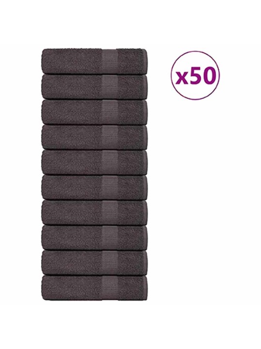 Suihkupyyhkeet 25 kpl frogn antrasiitti 70x140 cm 100% puuvilla