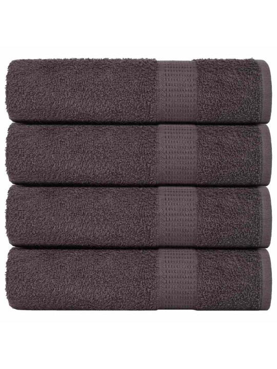 Kylpypyyhkeet 4 kpl frogn antrasiitti 100x150 cm 100% puuvilla
