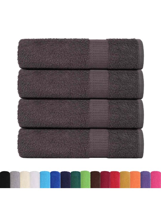 Kylpypyyhkeet 4 kpl frogn antrasiitti 100x150 cm 100% puuvilla