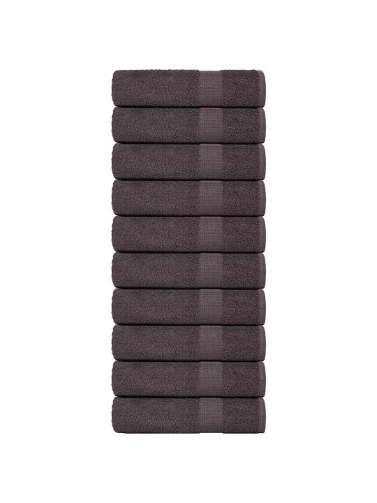 Kylpypyyhkeet 10 kpl antrasiittia 100x150 cm 360 gsm