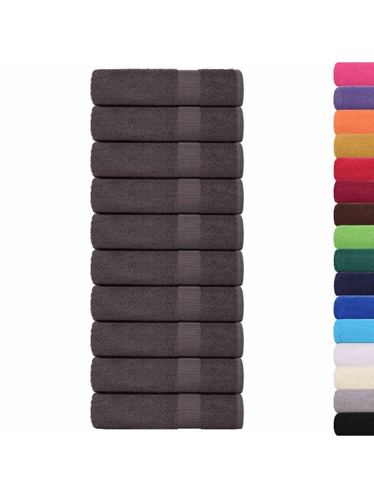 Kylpypyyhkeet 10 kpl antrasiittia 100x150 cm 360 gsm