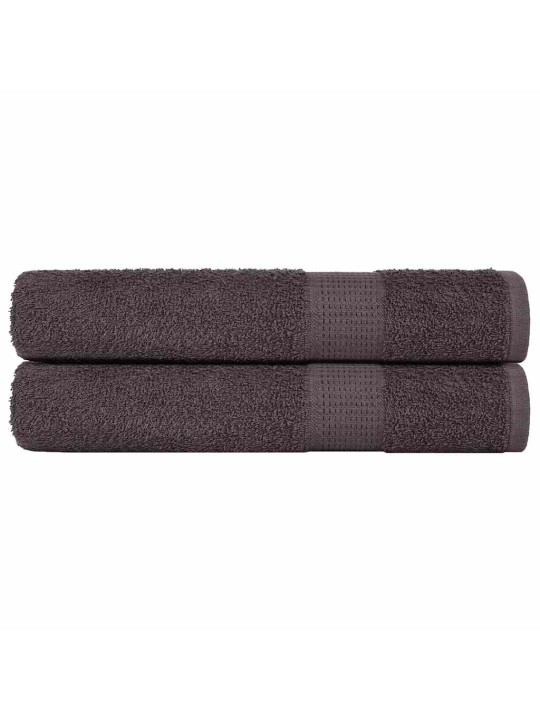 Saunapyyhkeet 2 kpl frogn antrasiitti 80x200 cm 100% puuvilla