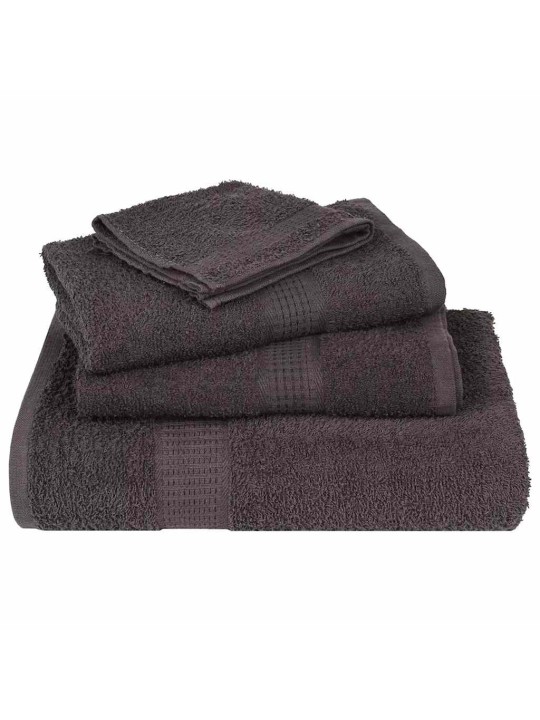 Saunapyyhkeet 2 kpl frogn antrasiitti 80x200 cm 100% puuvilla