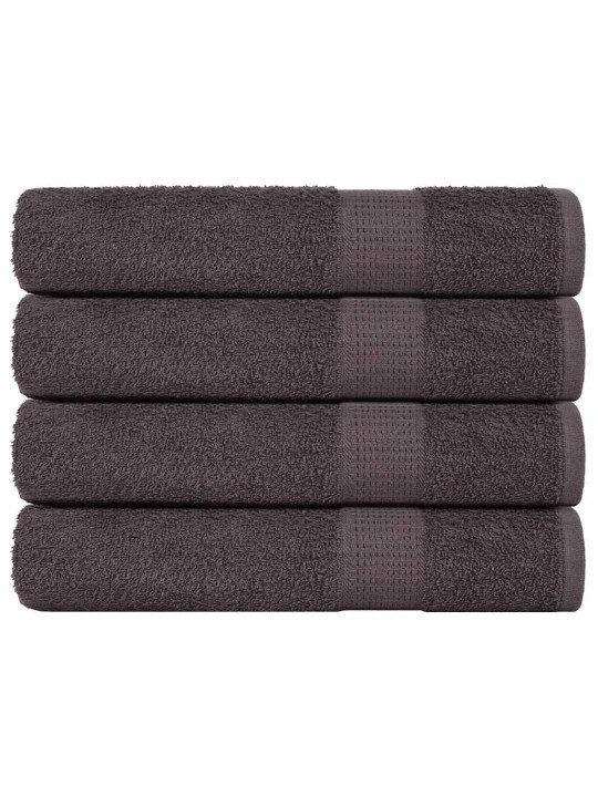 Saunapyyhkeet 4 kpl frogn antrasiitti 80x200 cm 100% puuvilla