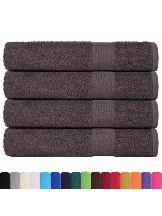 Saunapyyhkeet 4 kpl frogn antrasiitti 80x200 cm 100% puuvilla