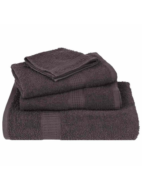 Saunapyyhkeet 4 kpl frogn antrasiitti 80x200 cm 100% puuvilla