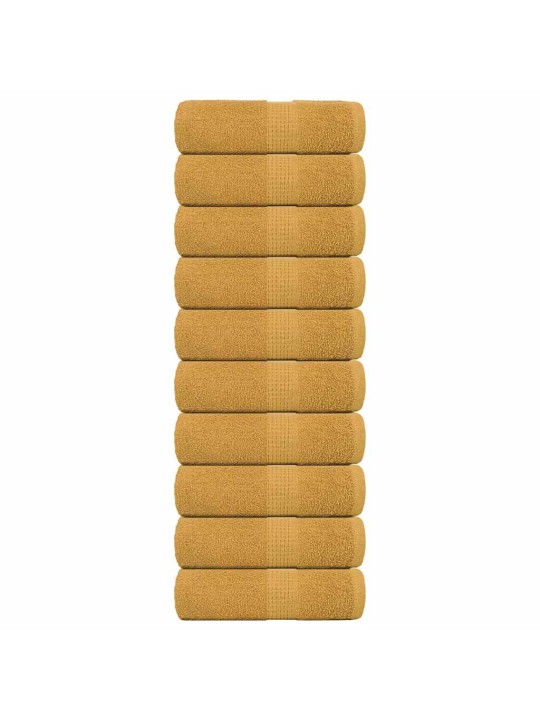 Saippuapyyhkeet 10 kpl frogn kulta 30x30 cm 100% puuvilla