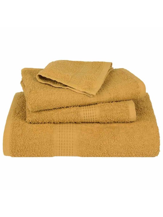 Saippuapyyhkeet 10 kpl frogn kulta 30x30 cm 100% puuvilla