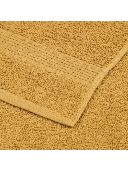 Saunapyyhkeet 10 kpl frogn kulta 80x200 cm 100% puuvilla