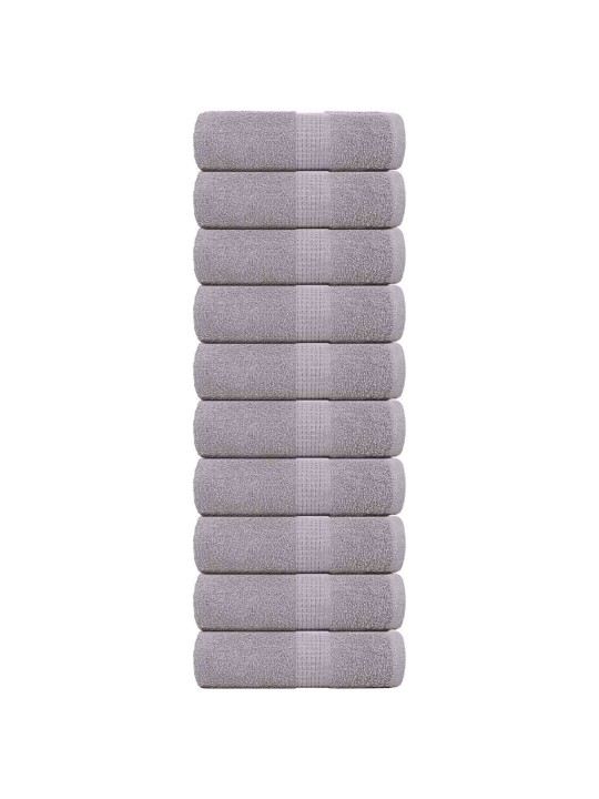 Saippuapyyhkeet 10 kpl frogn harmaa 30x30 cm 100% puuvilla