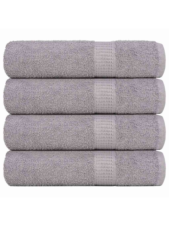 Kylpypyyhkeet 4 kpl frogn harmaa 100x150 cm 100% puuvilla