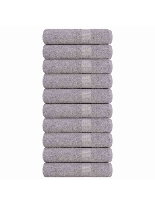 Kylpypyyhkeet 10 kpl frogn harmaa 100x150 cm 100% puuvilla